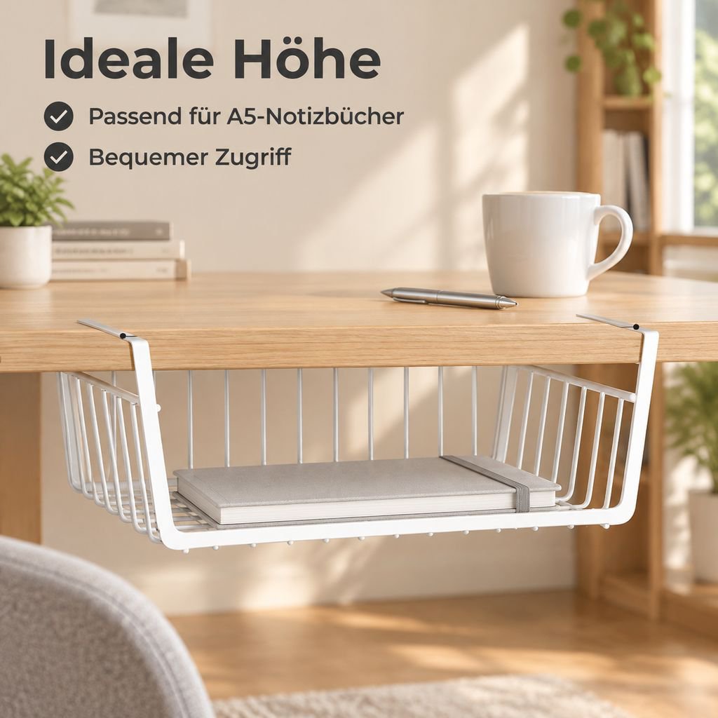 Metall Hängekorb Organizer für Regale und Schränke