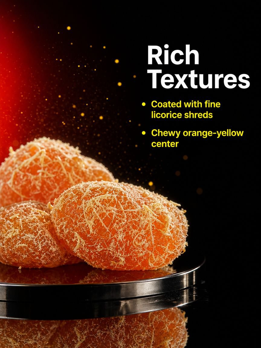 Dried Tangerine Peel and Licorice Root Slices