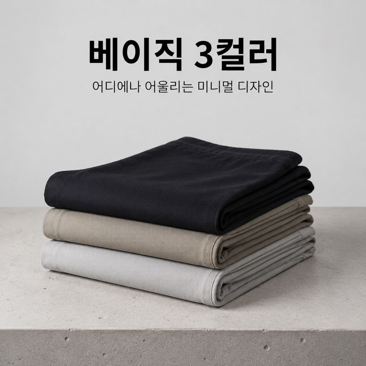 남성용 캐주얼 순면 와이드 레그 스트레이트 크롭 팬츠
