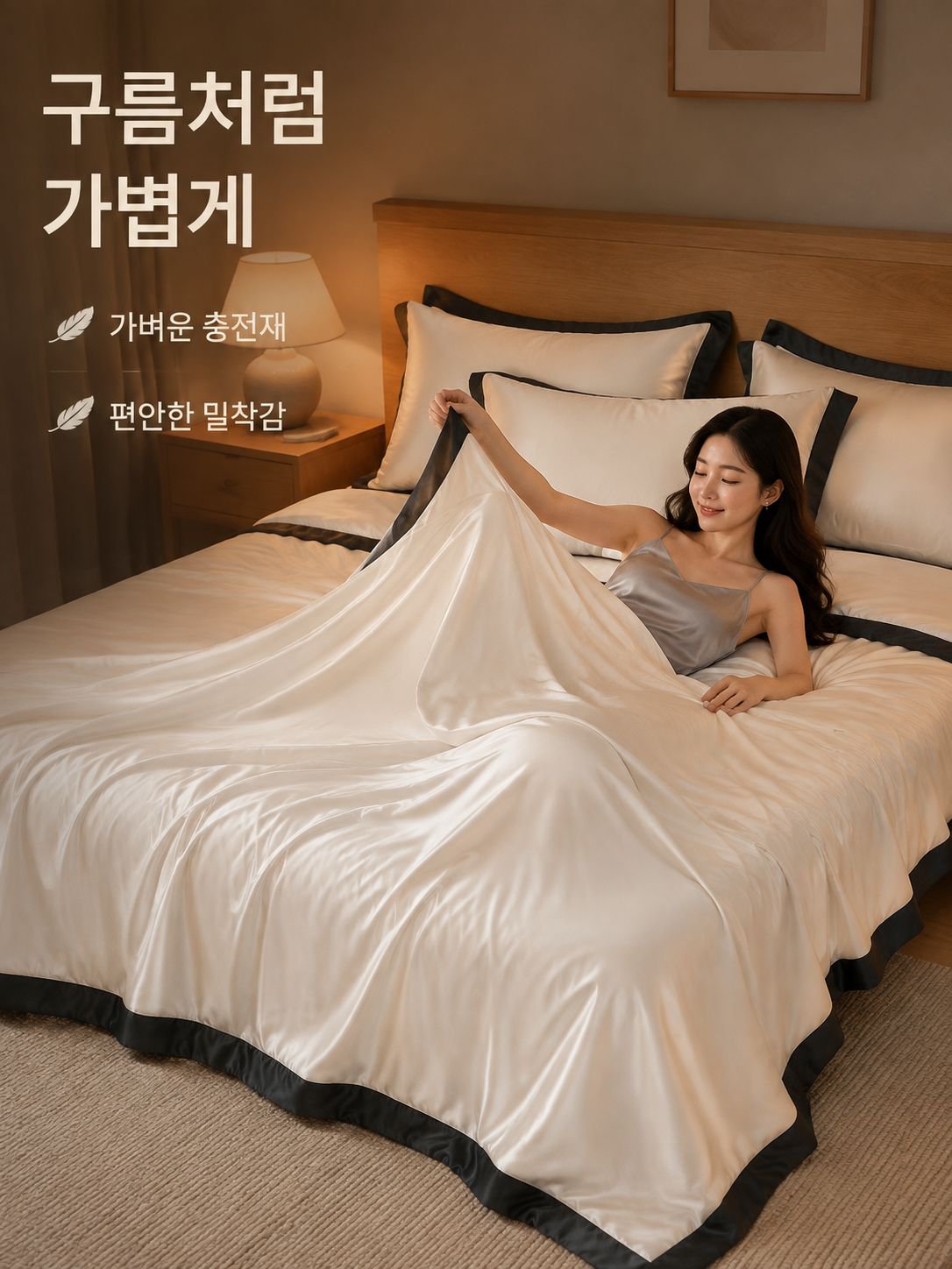 시원한 여름 다운 이불 세트 3종