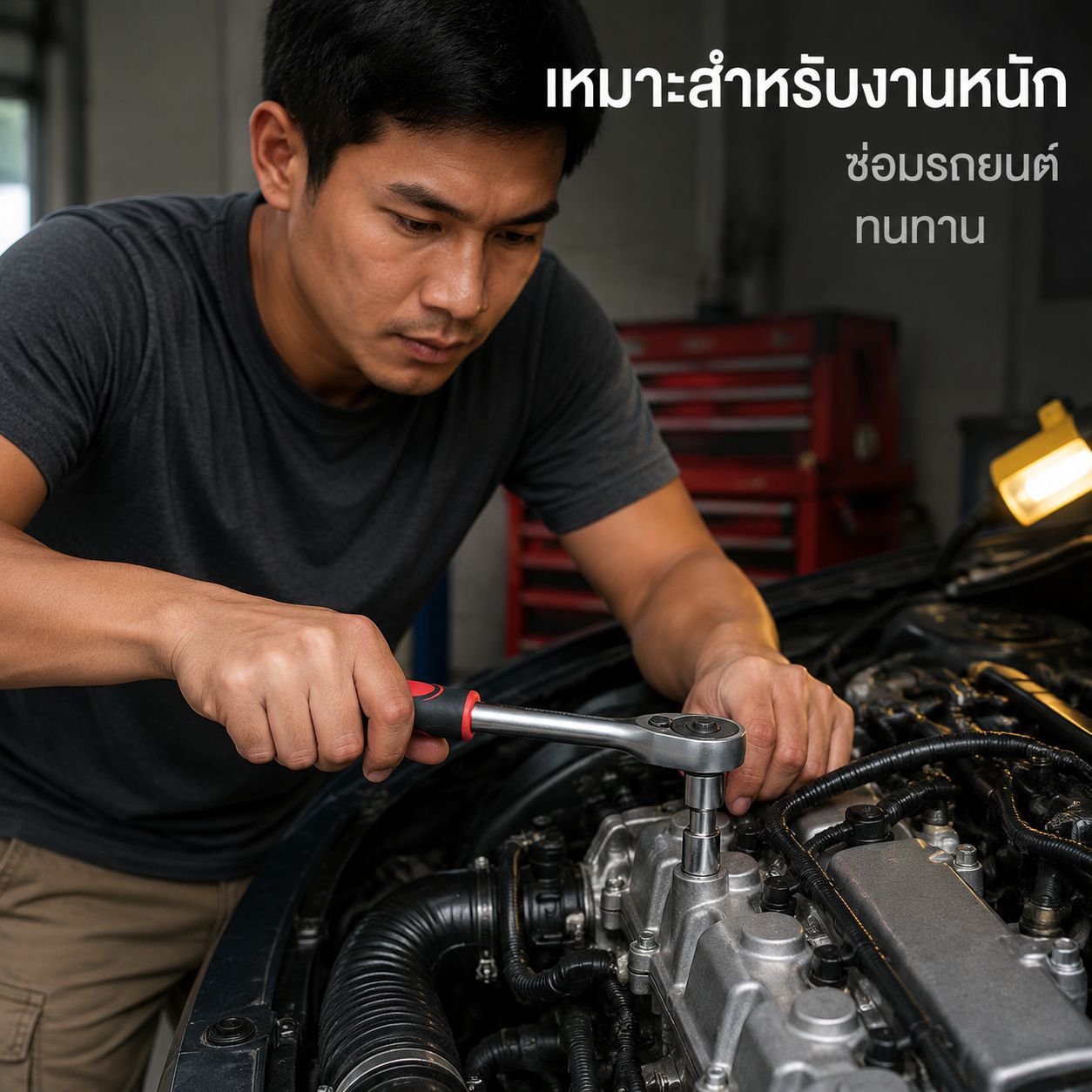 ประแจวงล้อแบบปลดเร็วหัวใหญ่สองสี