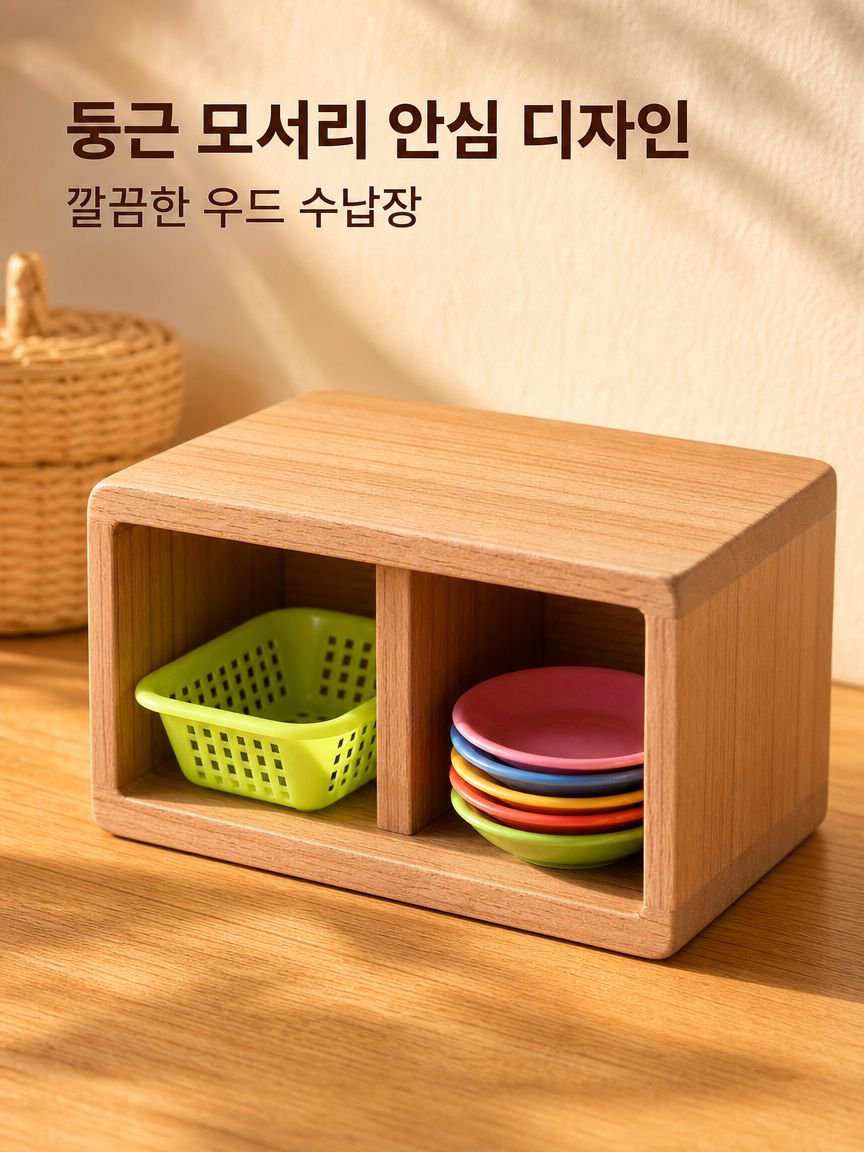 어린이 원목 주방 놀이 세트