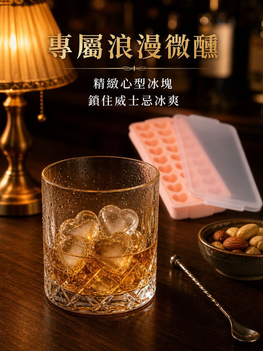 心型矽膠製冰盒