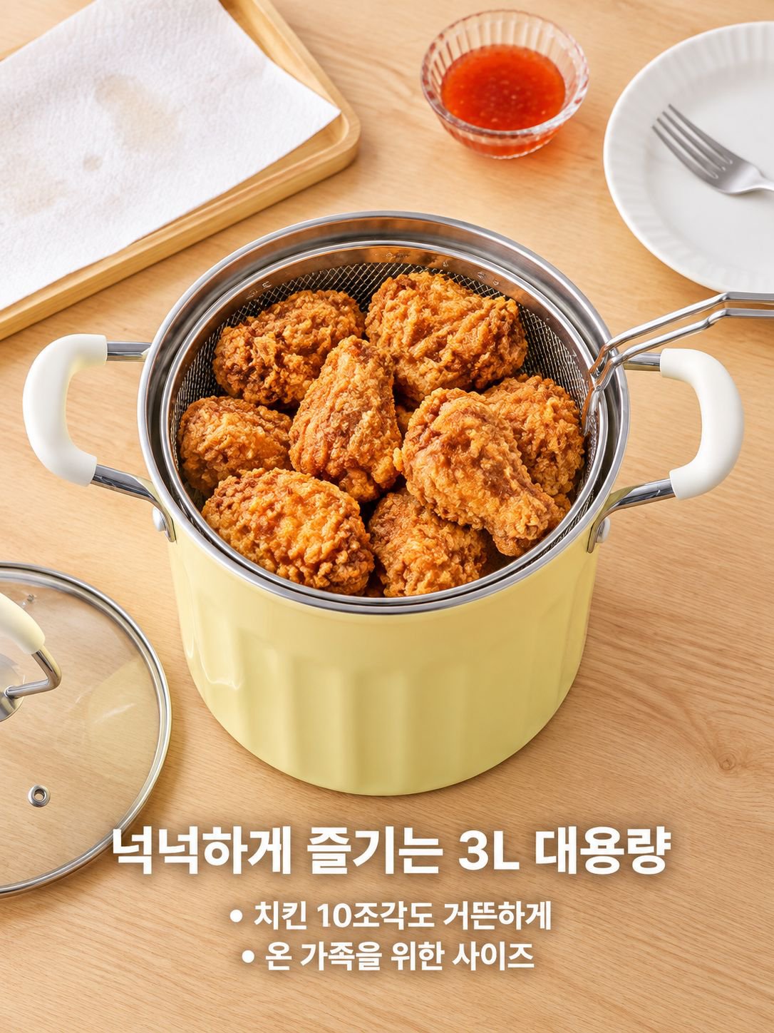 대용량, 다기능 업그레이드형 튀김기