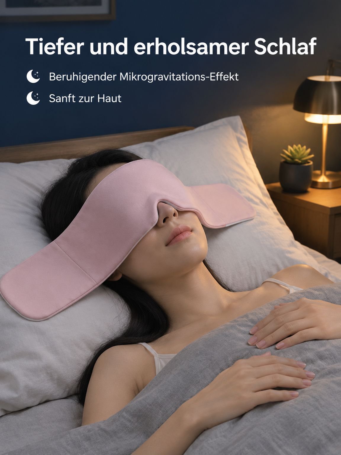 Tiefschlaf-Augenmaske mit Mikrogravitations-Effekt