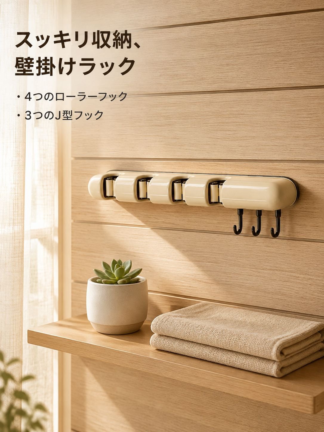 モップ収納ラック