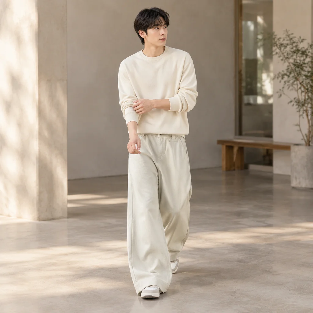 남성 가을겨울 루즈핏 데일리 팬츠