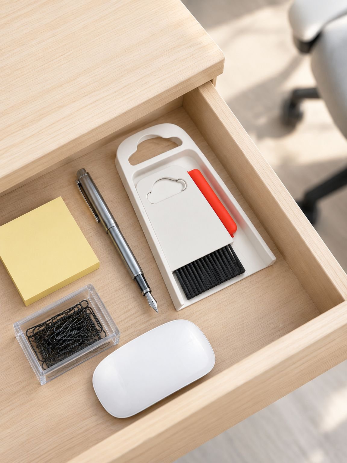 Quality mini cleaning set for tables, desks, and workspaces