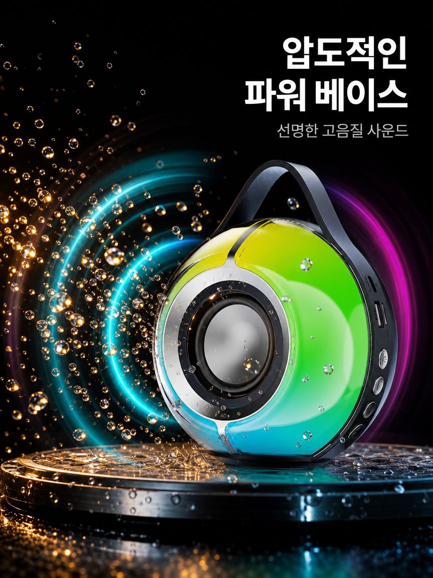 아웃도어 휴대용 오디오 데스크톱 무선 블루투스 스피커 중저음포 카세트 오디오 컬러 라이트 아웃도어 휴대용 오디오