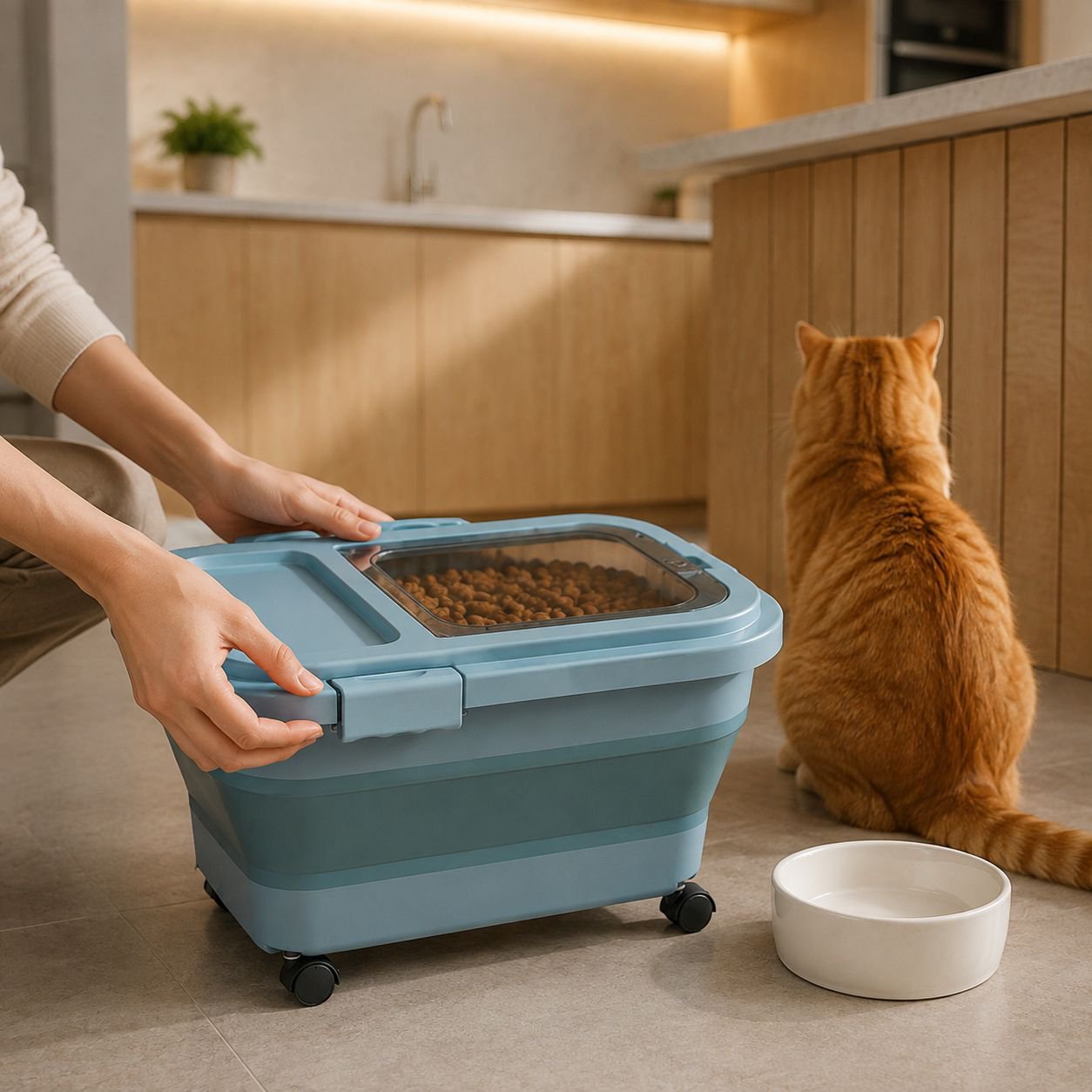 Foldable Airtight Grain Storage Container