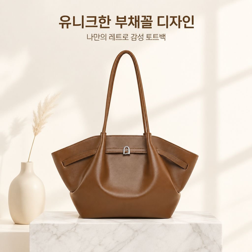 가을 겨울 출퇴근용 숄더백, 한국 스타일 대용량 부드러운 가죽 토트백