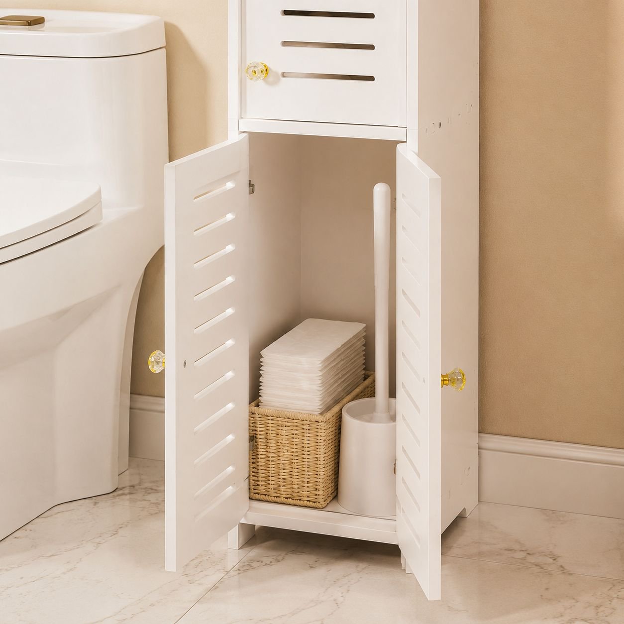 Estante de almacenamiento para inodoro de baño