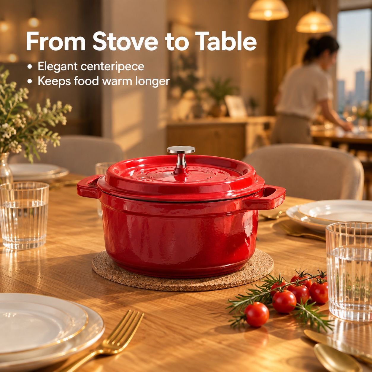 Durable Enamel Coated Pan
