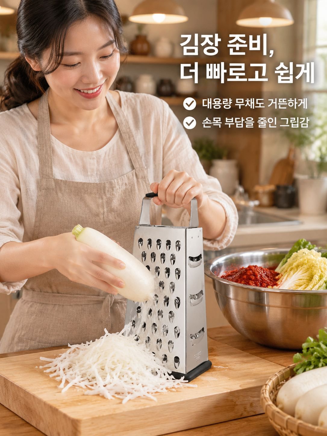 4면 스테인리스 다기능 강판
