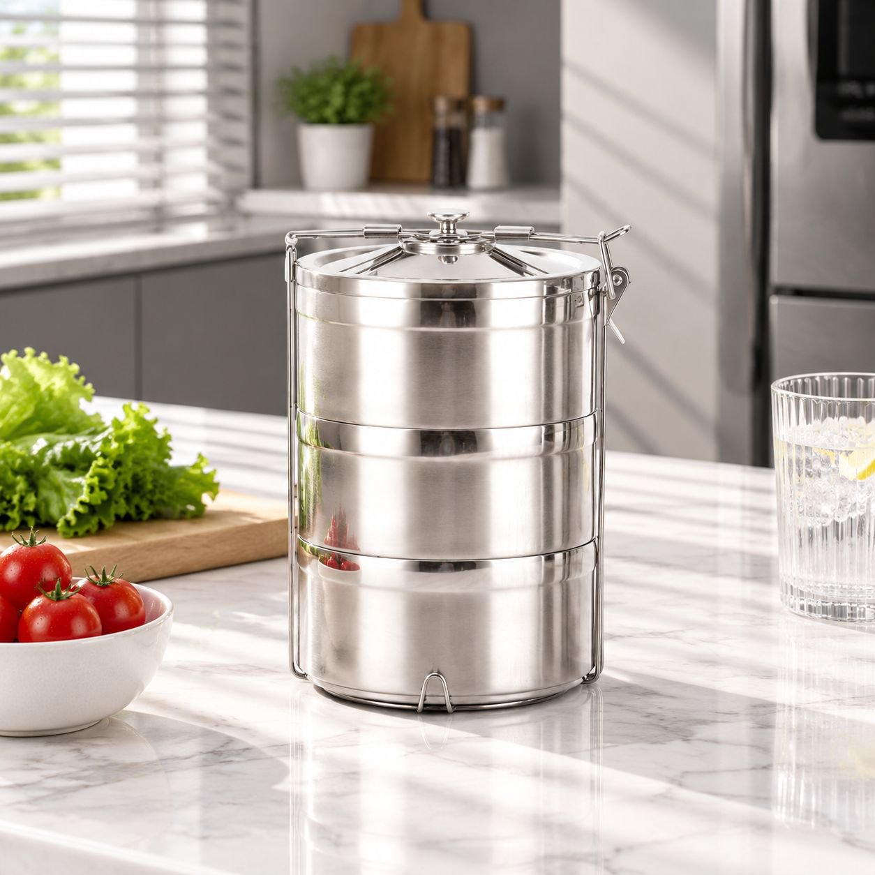 Portable Stainless Steel Food Container