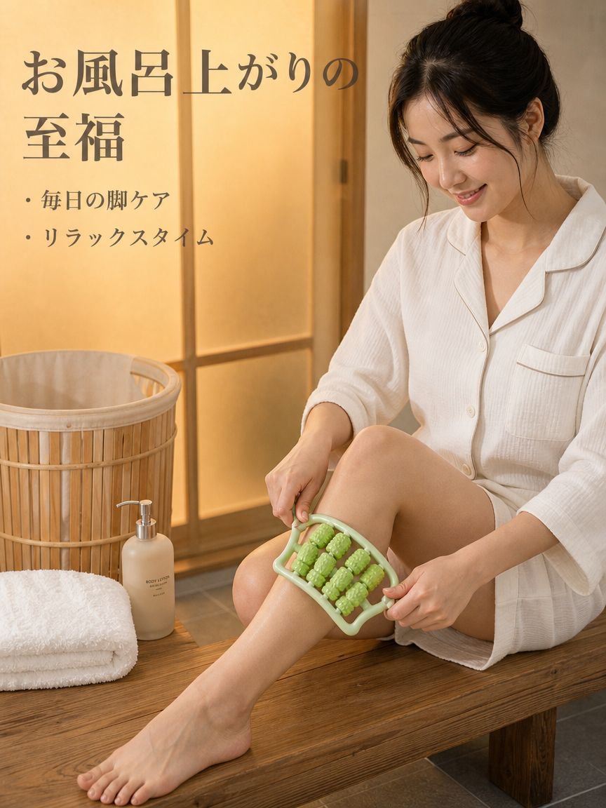 リングタイプレッグマッサージローラー