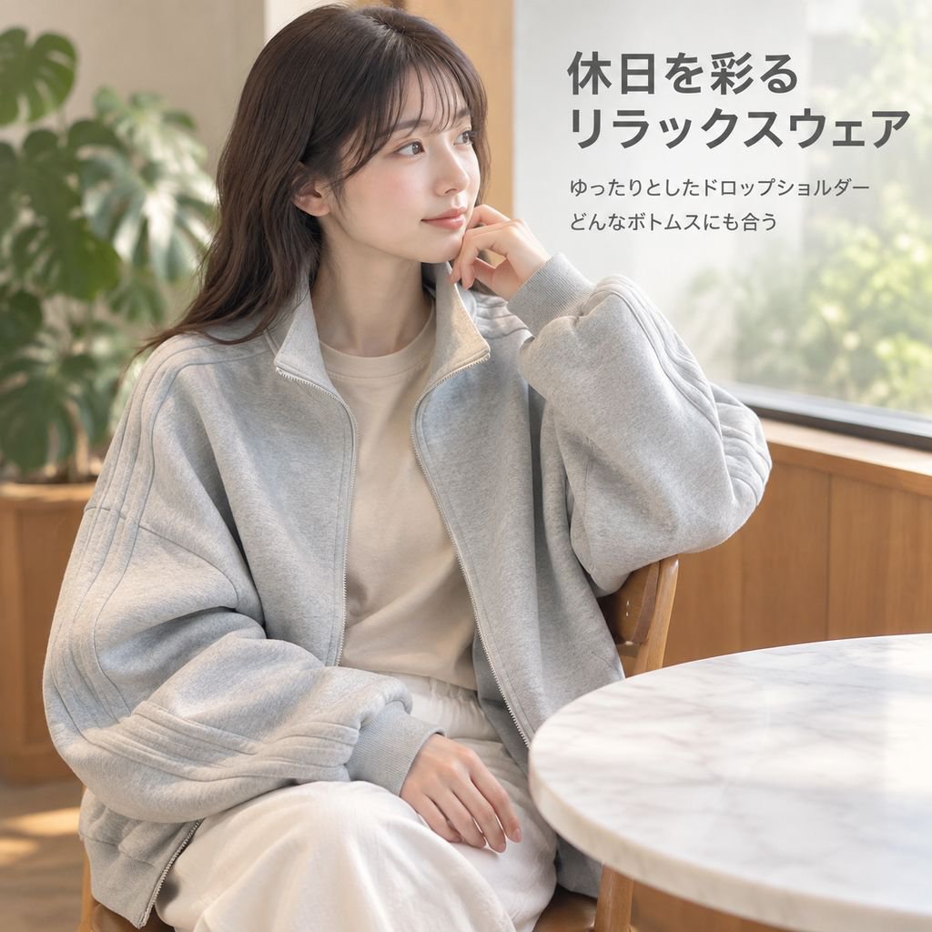 レディース スタジャン ショート丈 ブルゾン スポーティー カジュアル アウター