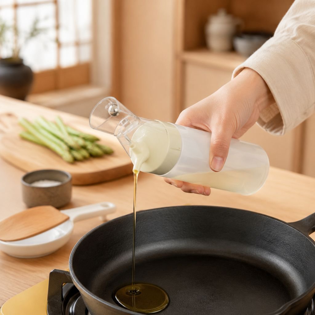 自動開閉、液漏れ防止、落下防止、防塵の調味料ボトル。キッチンや家庭での使用に最適。醤油ボトル、トマトソースボトル、油汚れなし。
