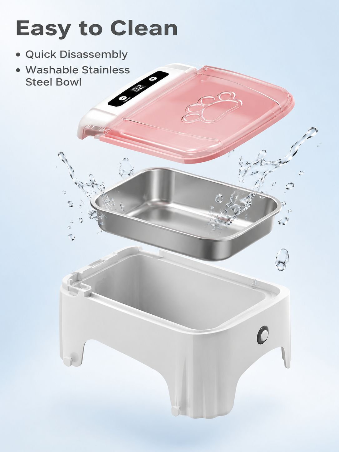 Portion control settings on smart feeder