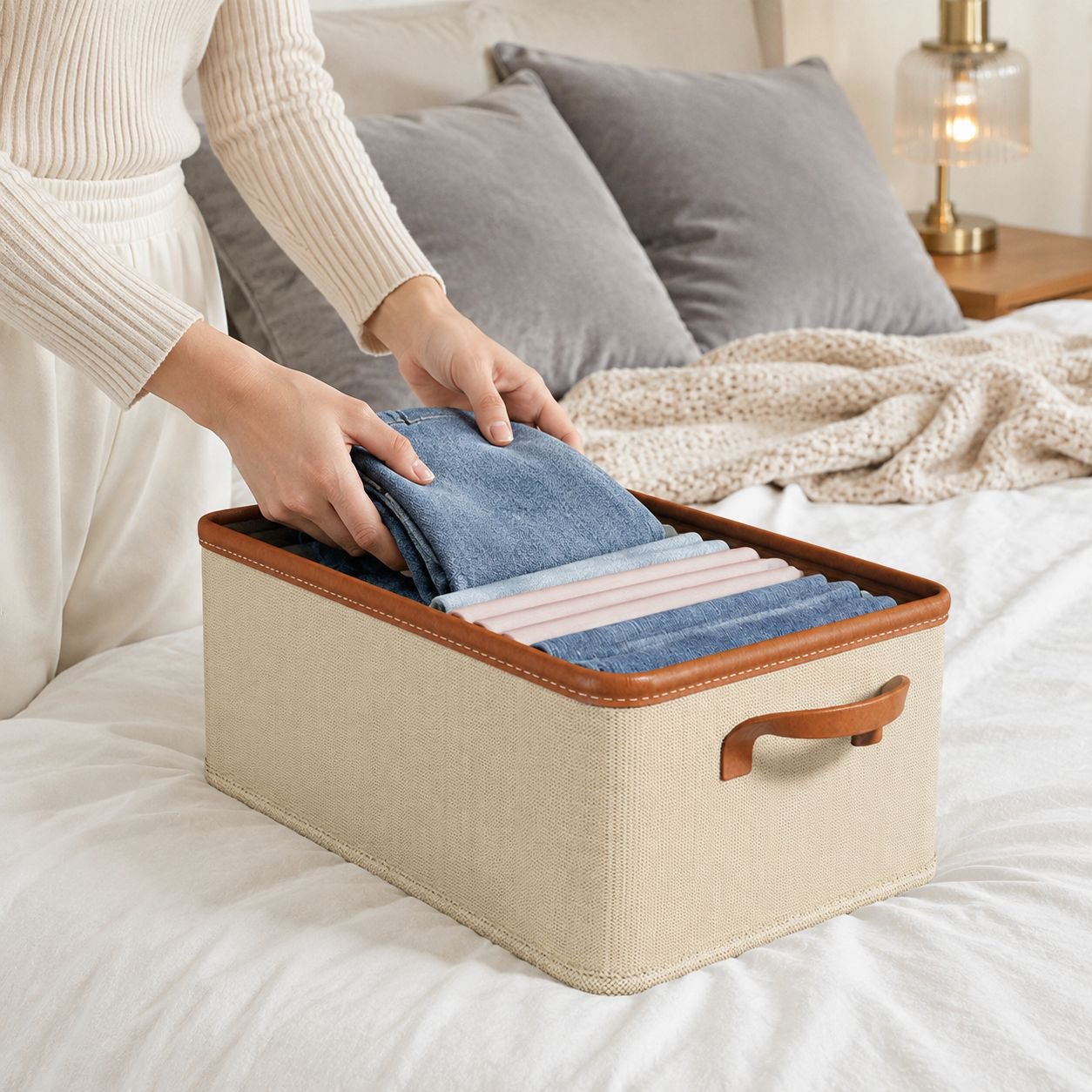 Collapsible Garment Organizer Bin