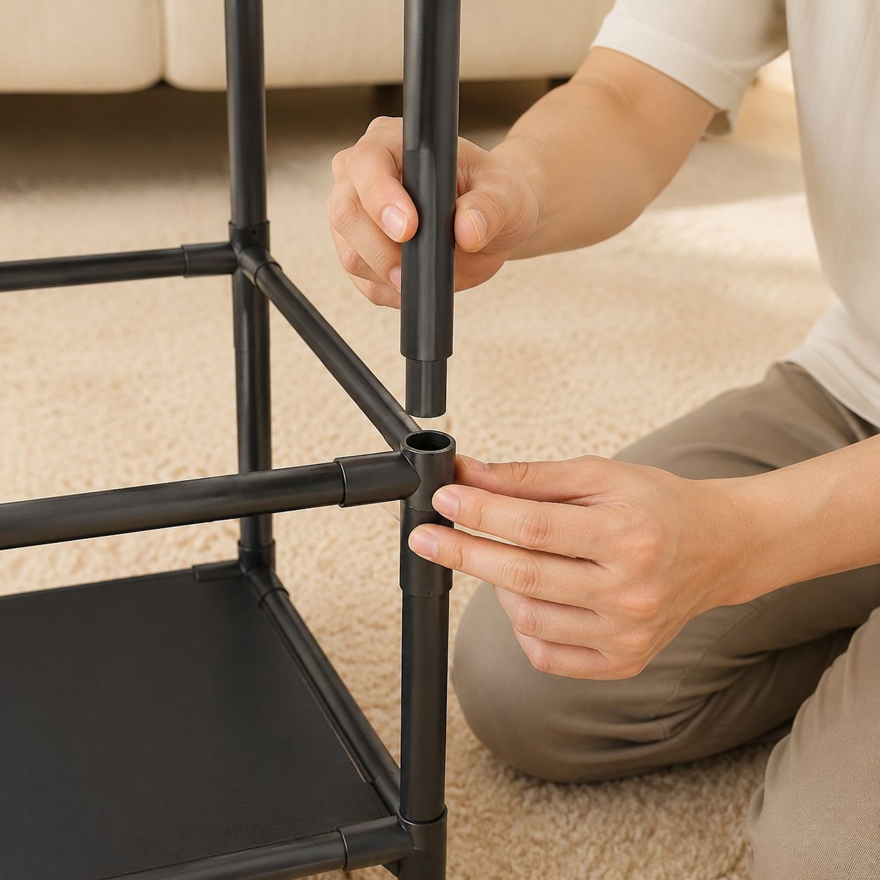 Sturdy storage rack for kitchen and pantry