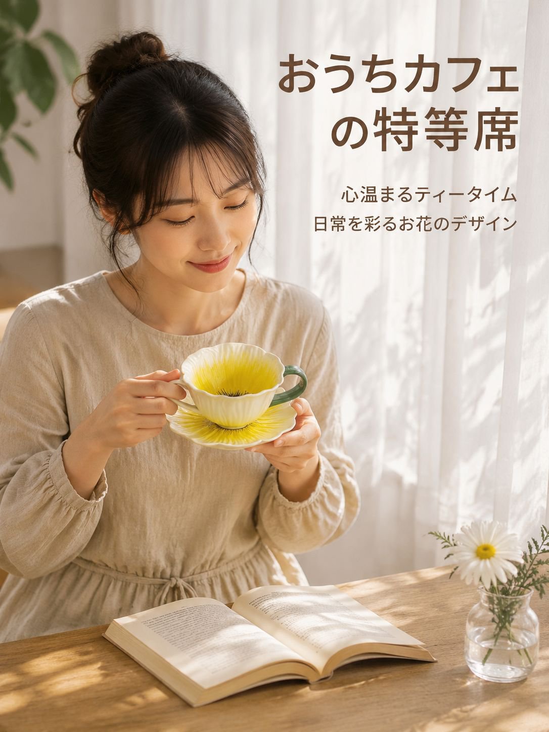 陶器のコーヒーカップ