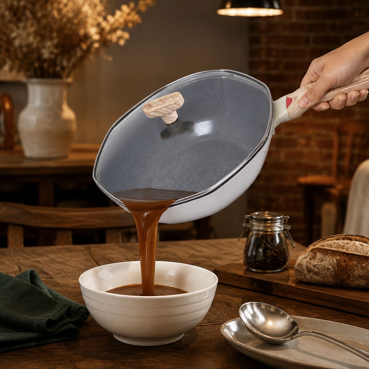 Innovative Octagonal Non-Stick Pan, Even Heating