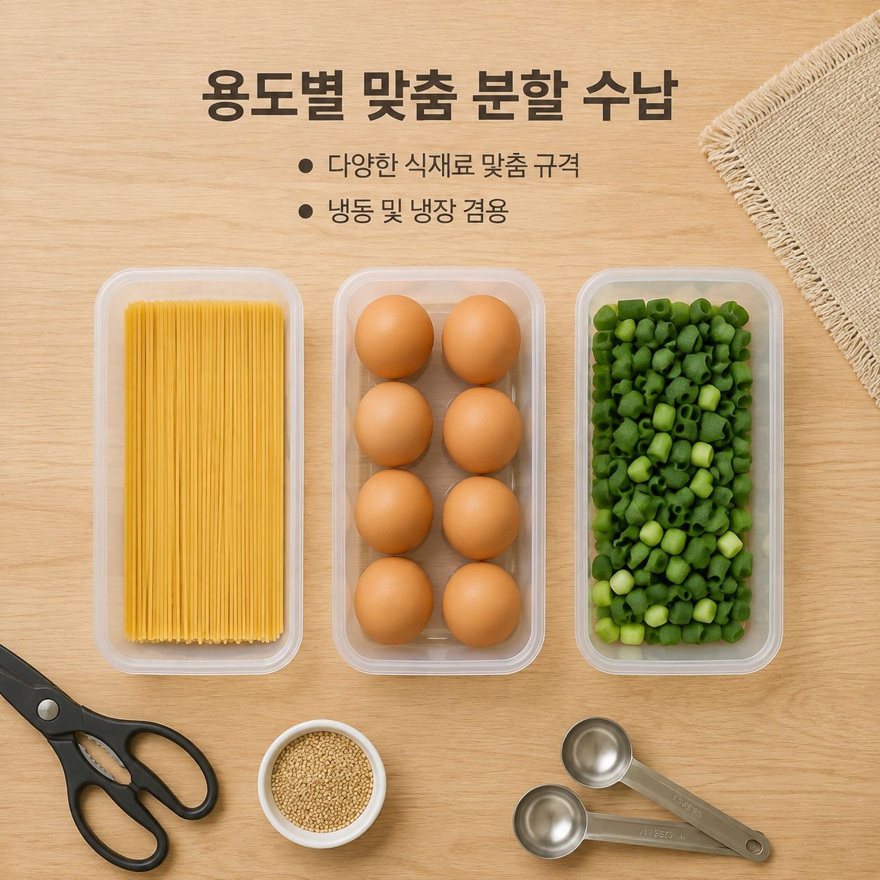 냉장면류 계란 보관함 식품 냉동함 주방 신선한 채소 보관함