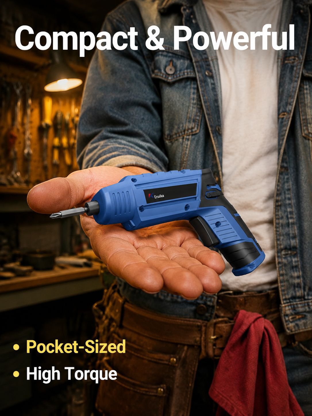 Electric screwdriver rechargeable multifunctional household installation small screwdriver mini elec