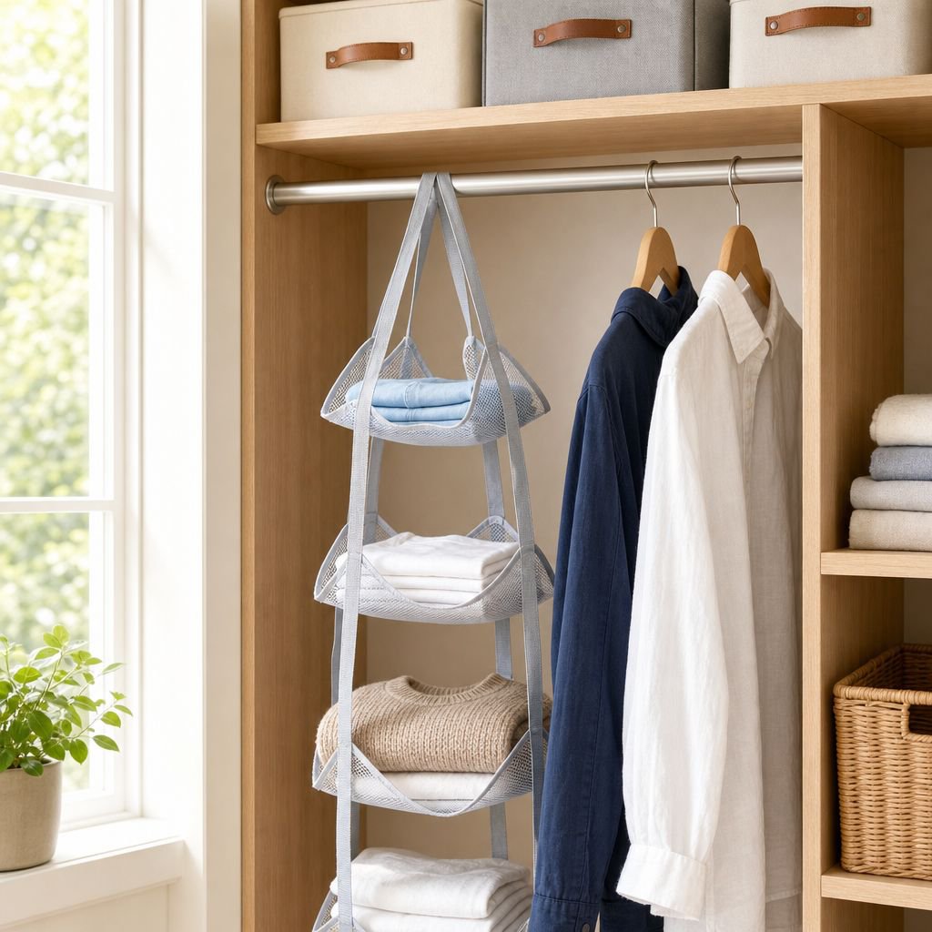 Three/Four Layer Multifunctional Organizer Bag Breathable Storage Basket
