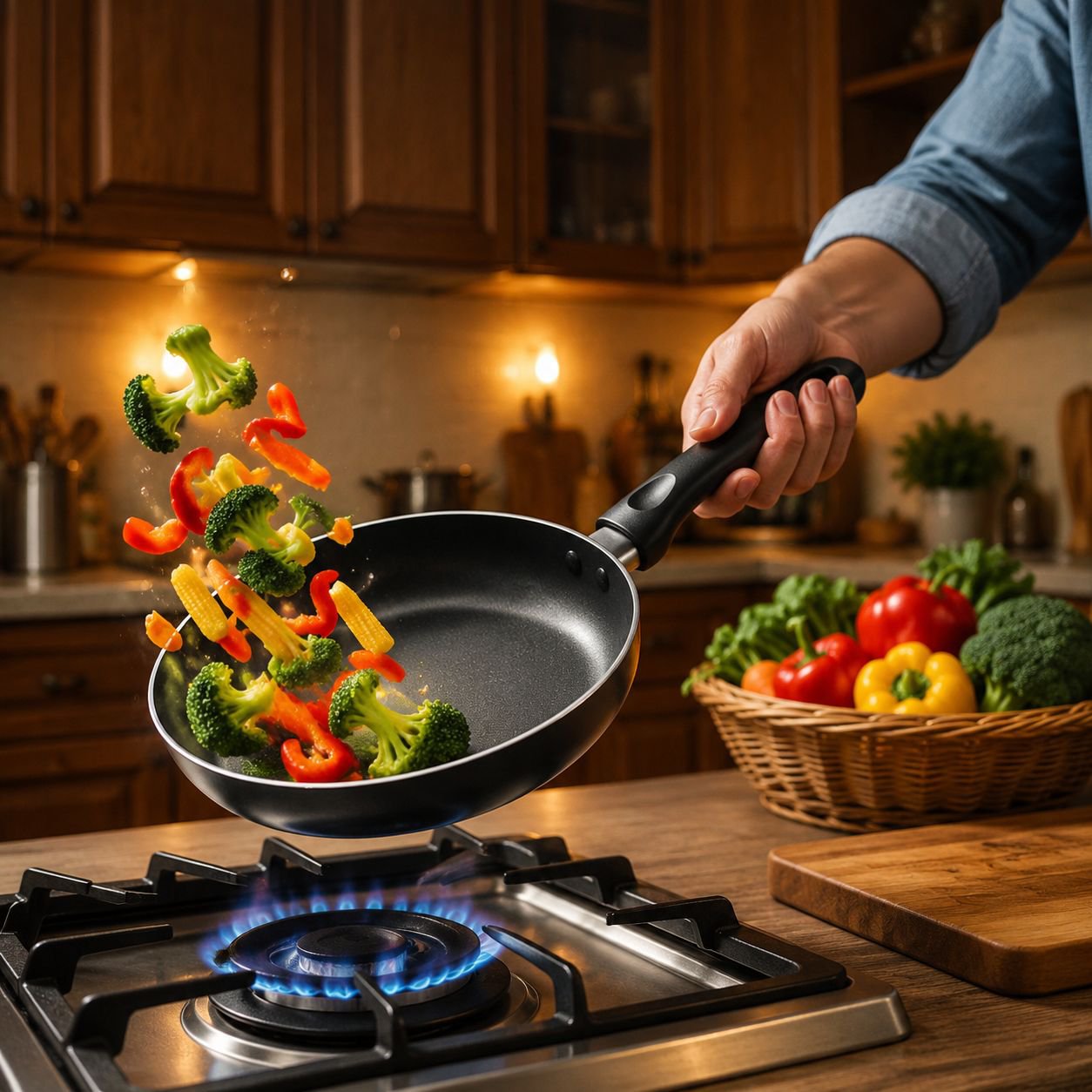 Household Non-stick Frying Pan for Pancakes, Steaks and More