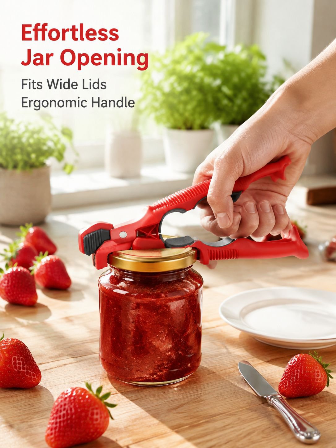 3-in-1 can open bottle, dish, and heat-resistant clip