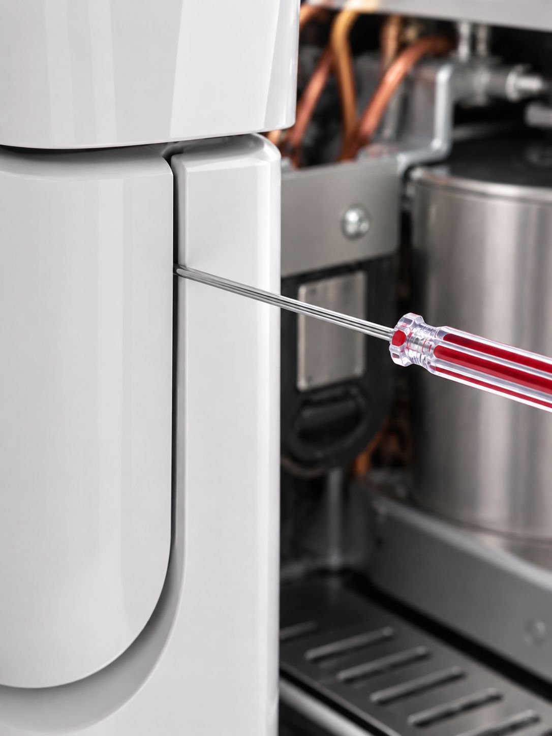 Precision screwdriver for tight spaces