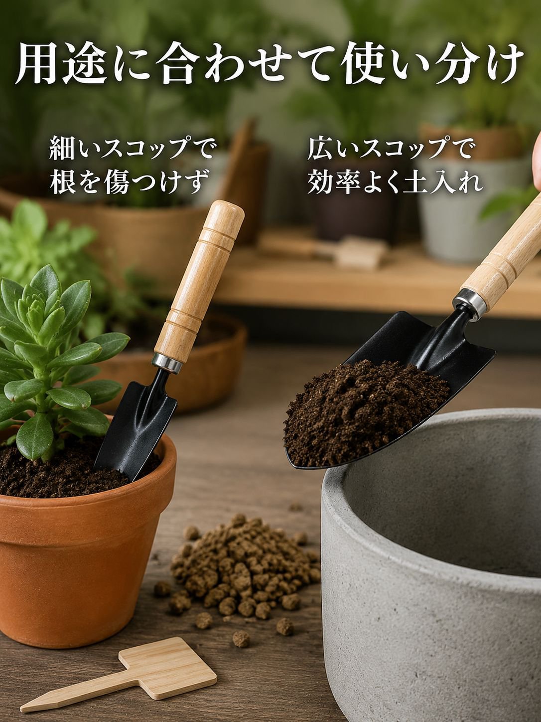 太木柄ガーデン小型土打器