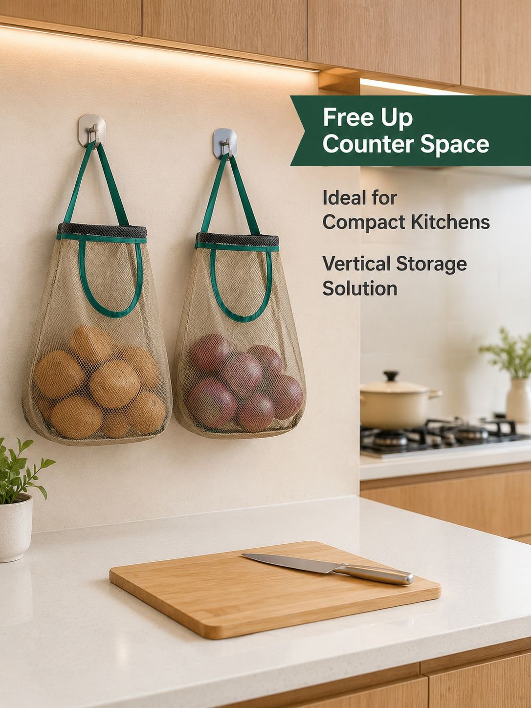Breathable fruit and vegetable storage bags