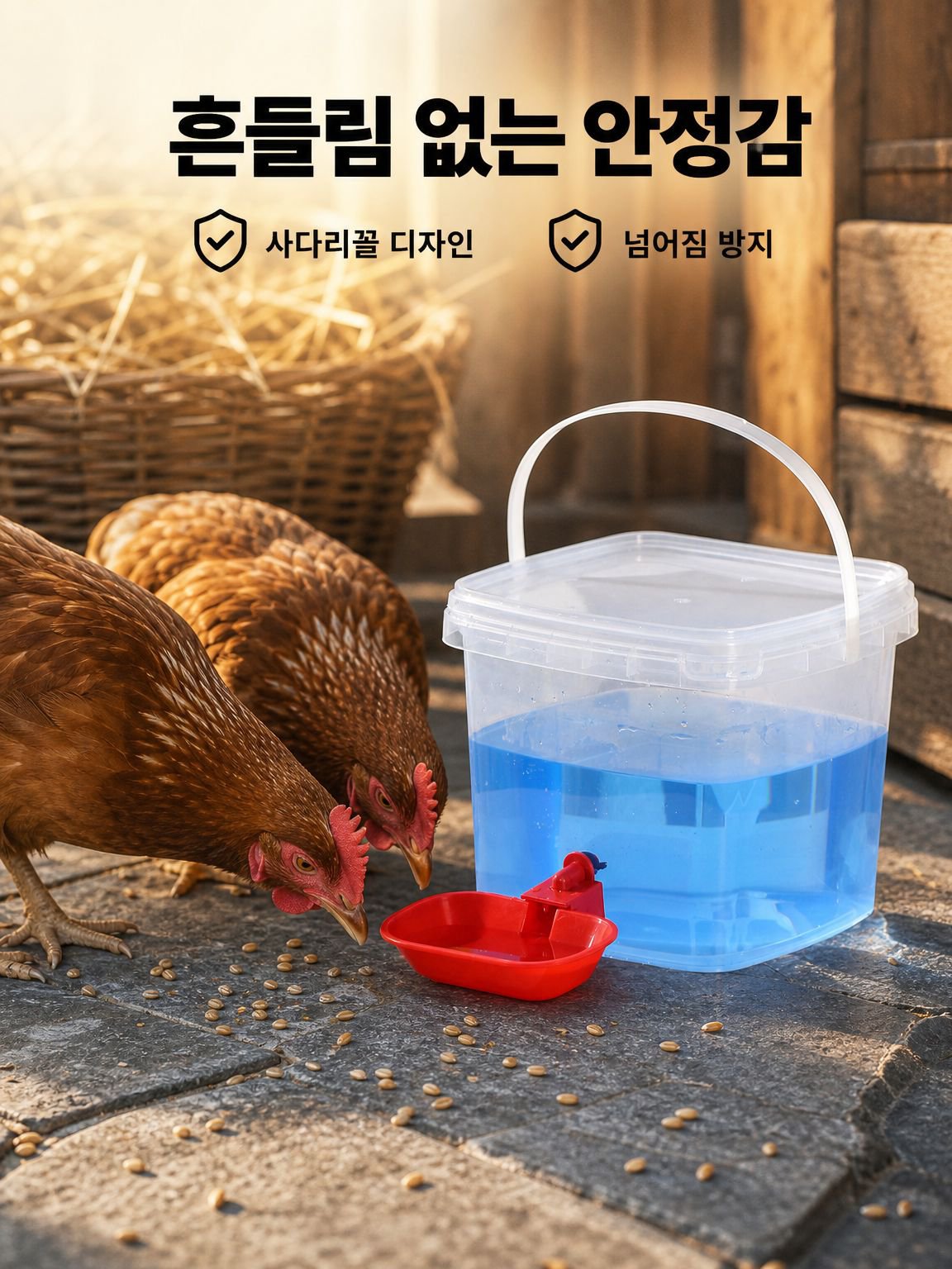 대용량 버킷 자동 가정용 정수기