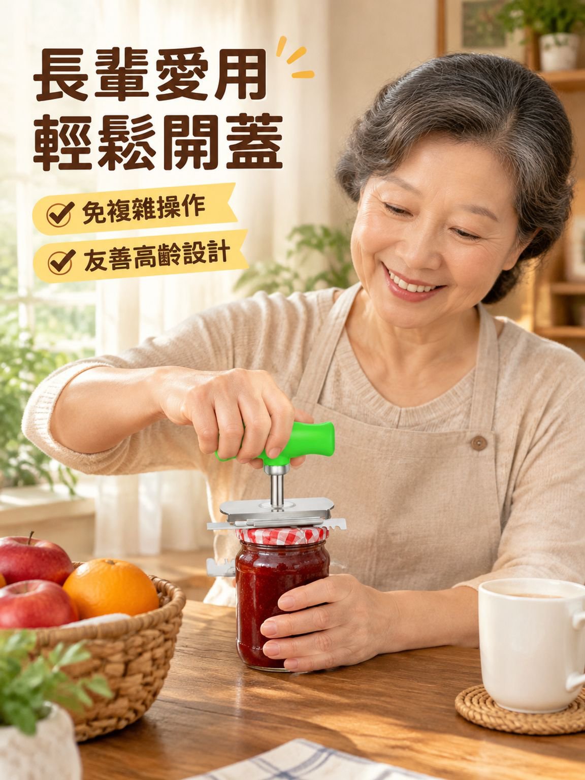 多功能不鏽鋼省力家用廚房開罐器