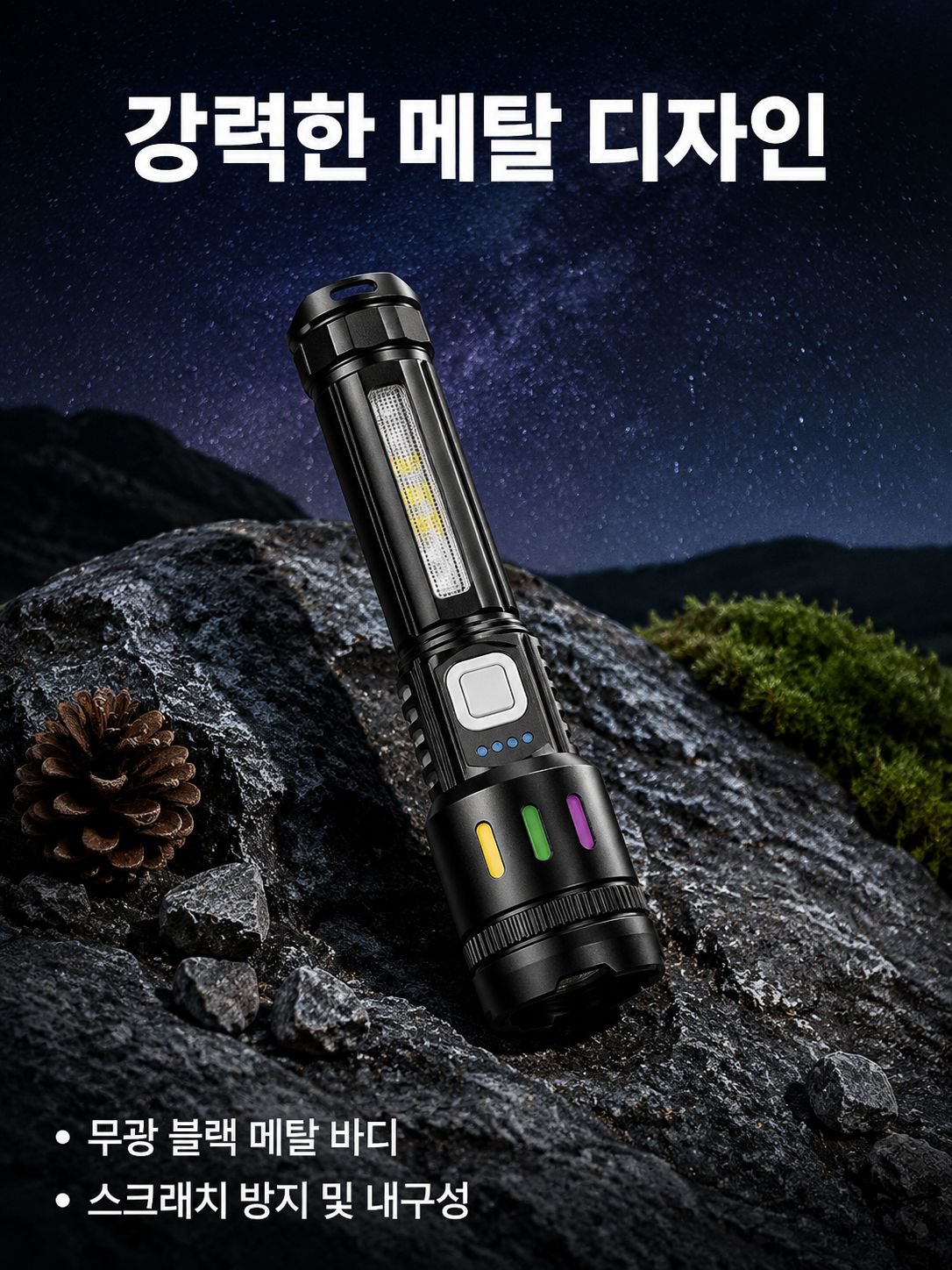휴대용 화이트 레이저 손전등