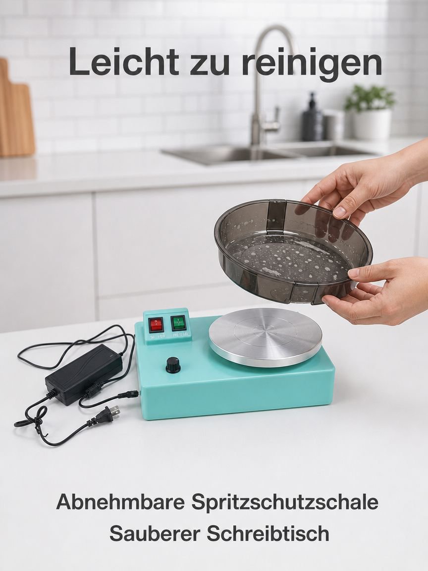 Elektrische Töpferscheibe für Kinder, ideal für Heimgebrauch und Lernzwecke