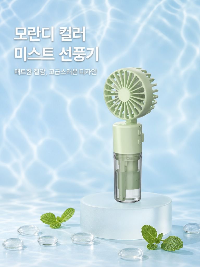 휴대용 접이식 손목 넥 선풍기