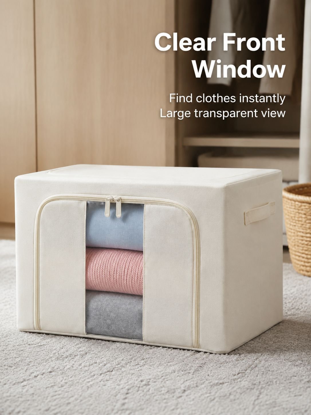 Visual linen storage box