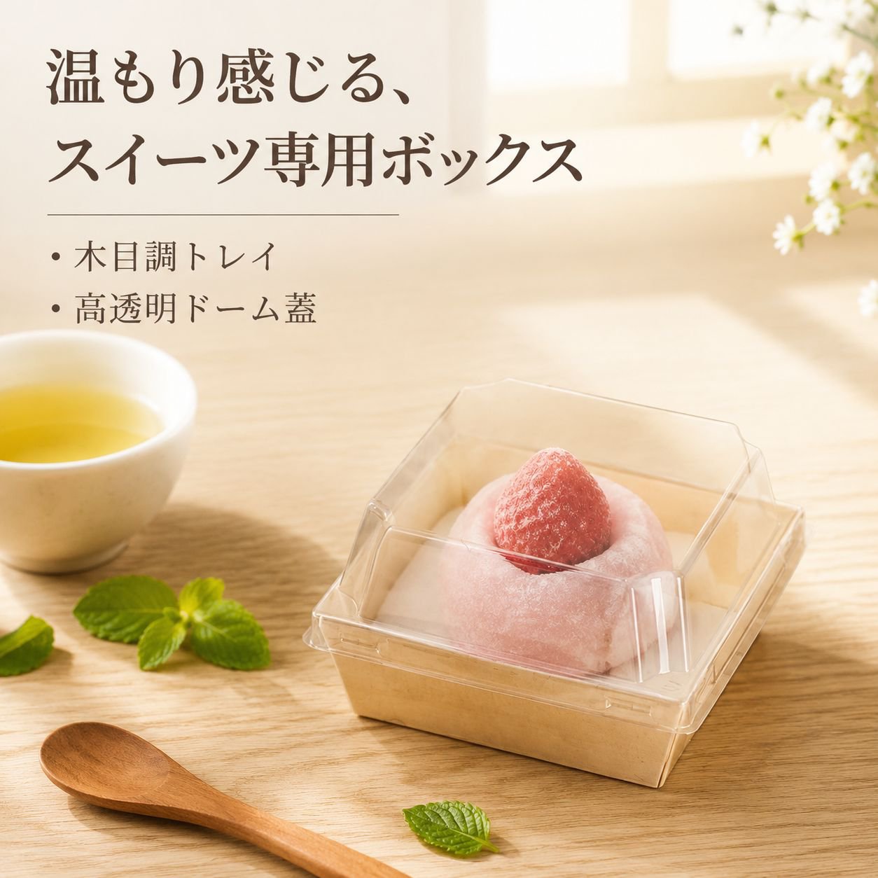 スノーメイニャンケーキ専用パッケージ 西洋菓子パン用テイクアウトボックス