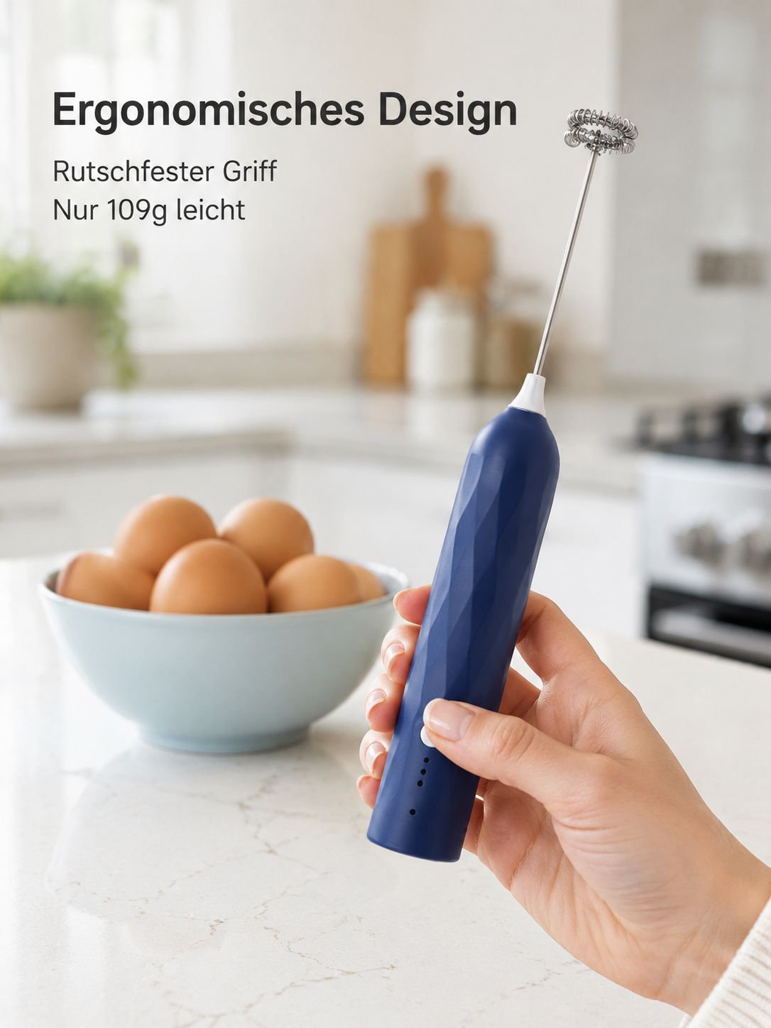 Wiederaufladbarer kabelloser Schneebesen