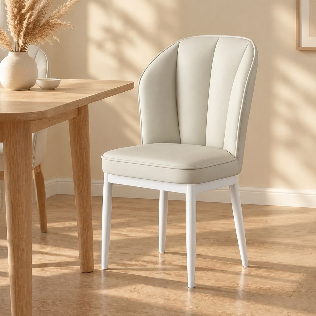 Premium Upholstered Leisure Chair with Backrest for Home