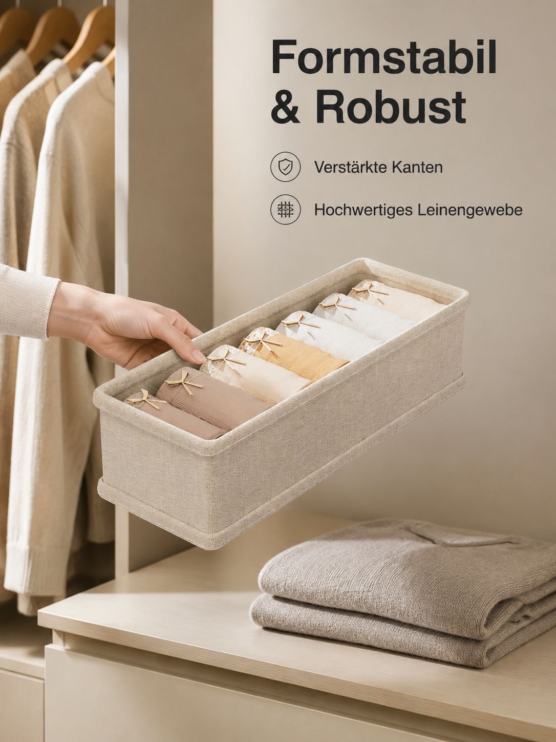 Unterwäsche und Socken Aufbewahrungsbox