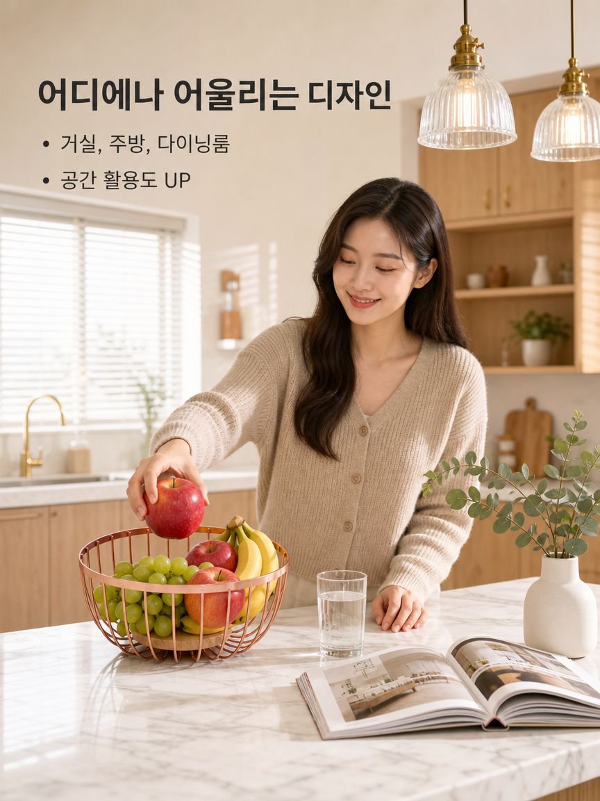 금속 안감이 있는 과일 및 사탕 접시