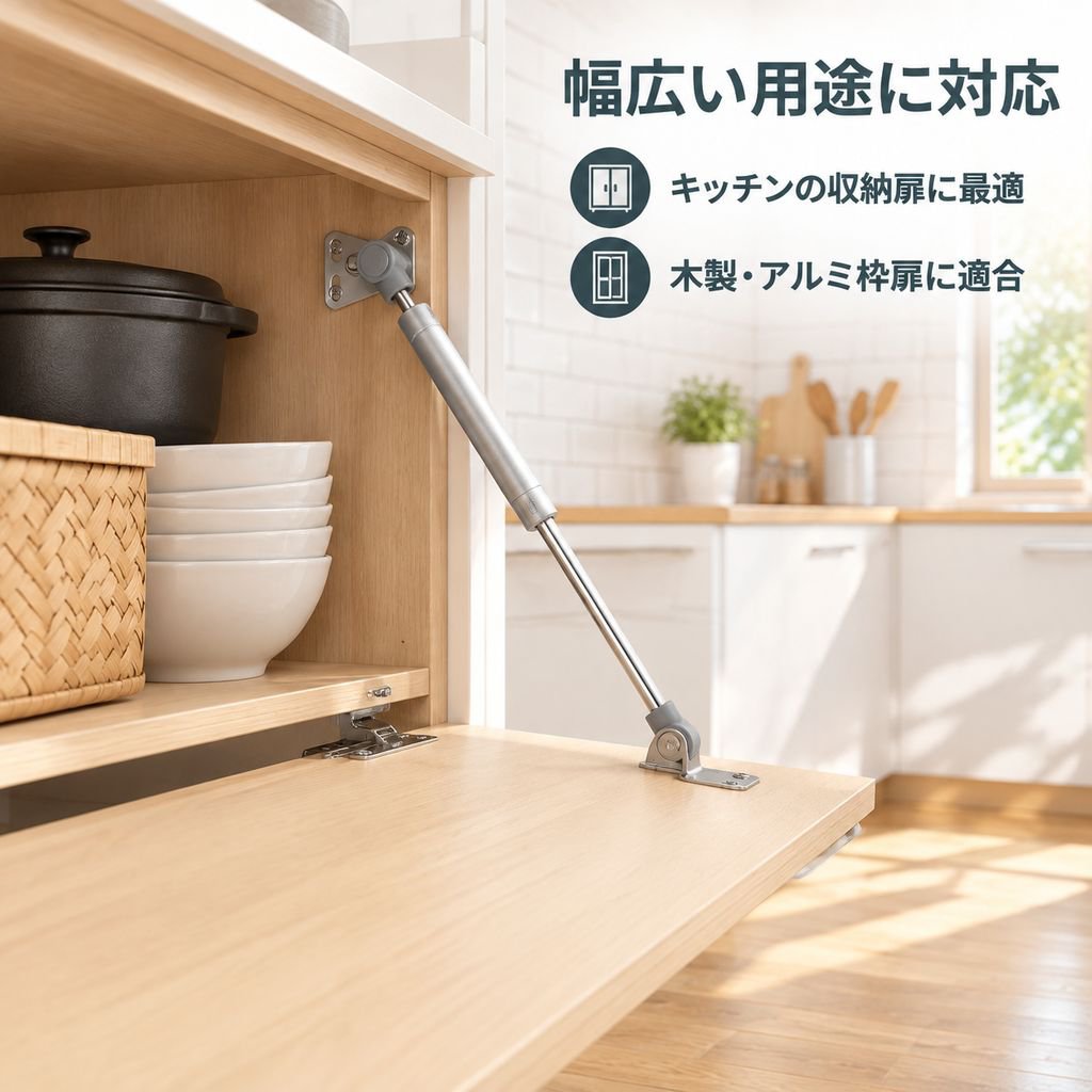 アルミフレームドア専用ソフトクローズ油圧ダンパー