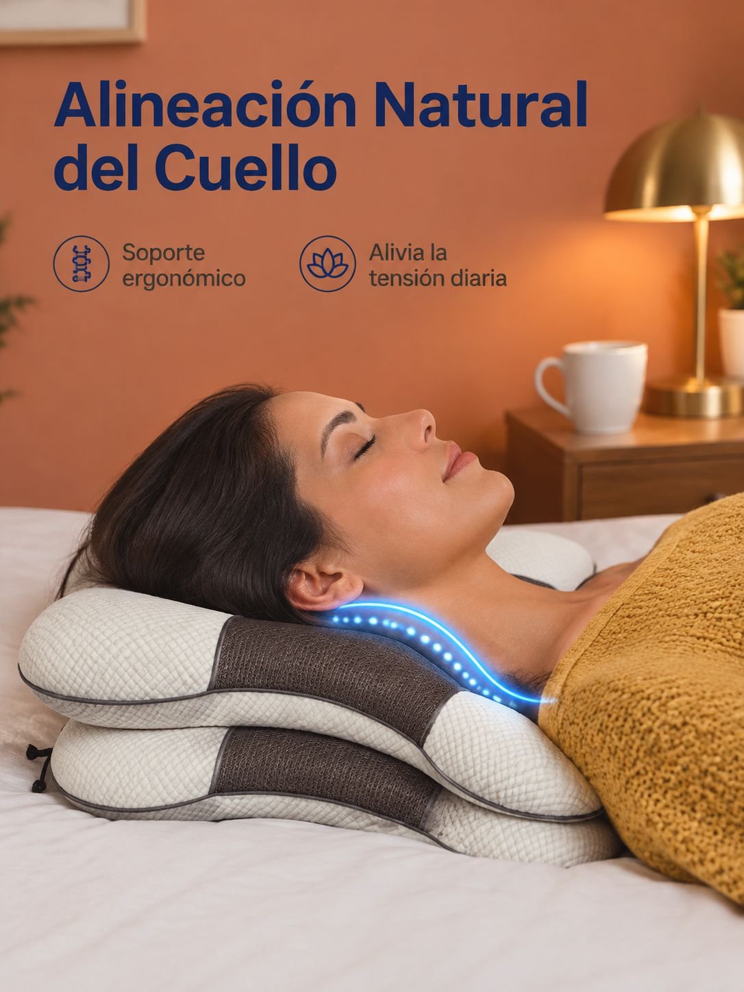 Almohada de soporte para el cuello