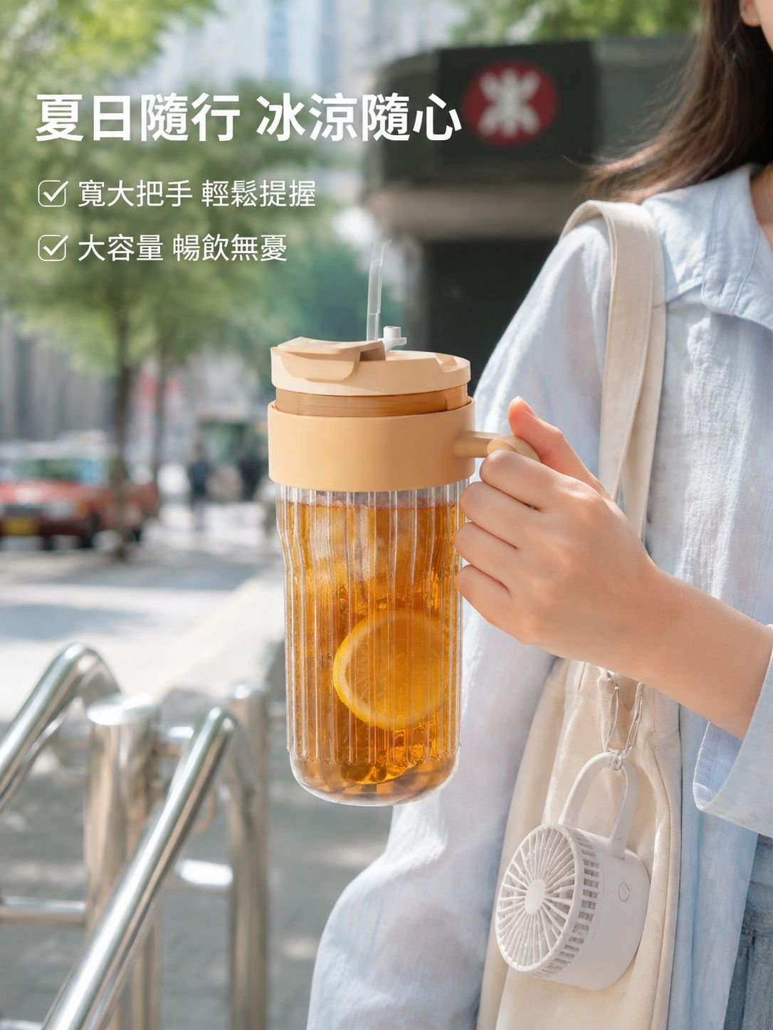 可携式茶仓冷饮水杯