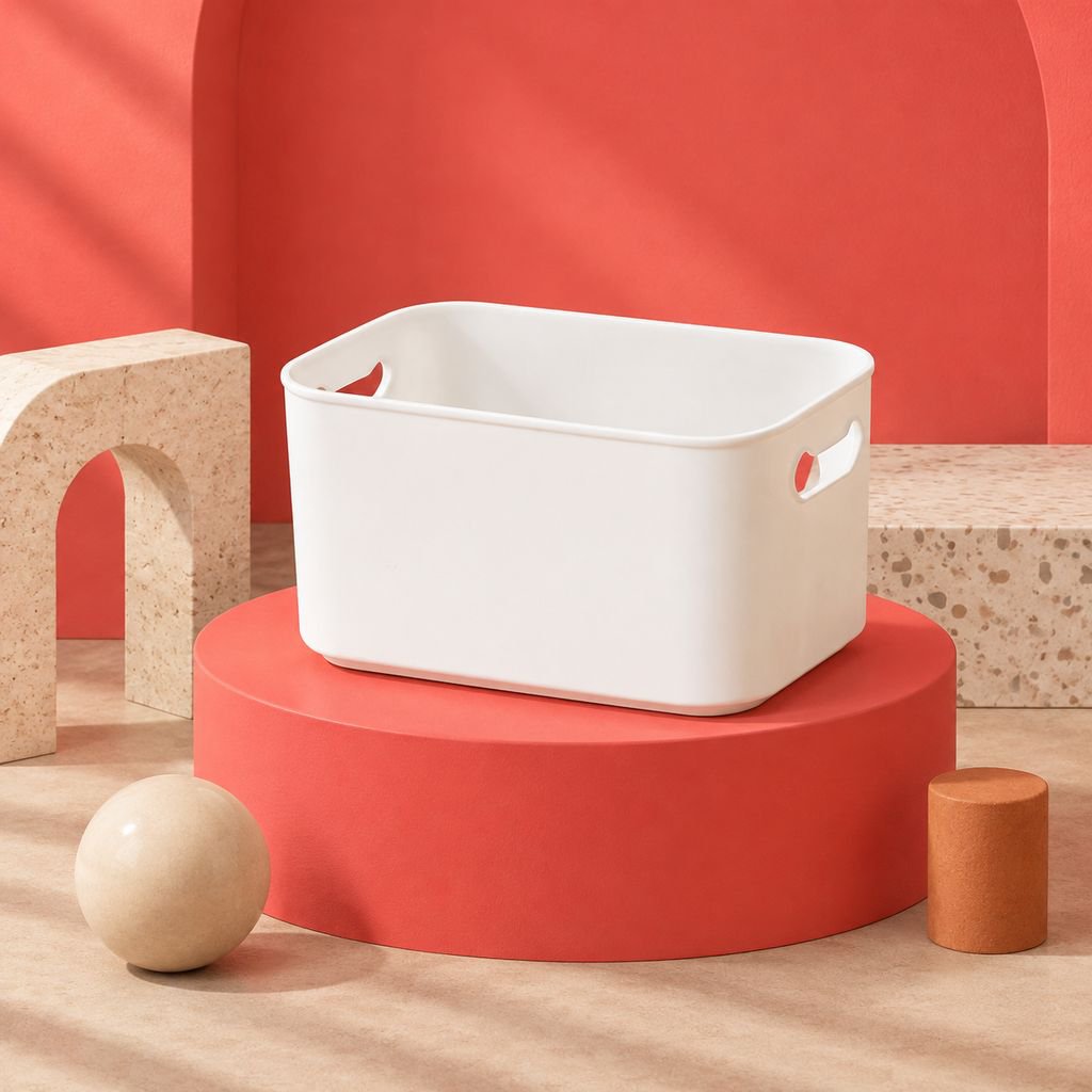 Caja de almacenamiento gruesa para dormitorio y escritorio, para juguetes, snacks y objetos varios